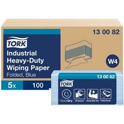 Papier nettoyant Tork 130082 bleu w4
