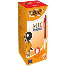 Stylo à bille bic m-10 rouge 0.4mm