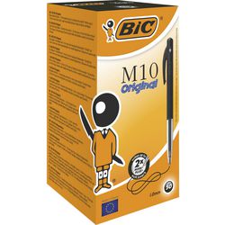 Bic boîte 50 stylos m10 noir