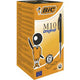 Bic boîte 50 stylos m10 noir
