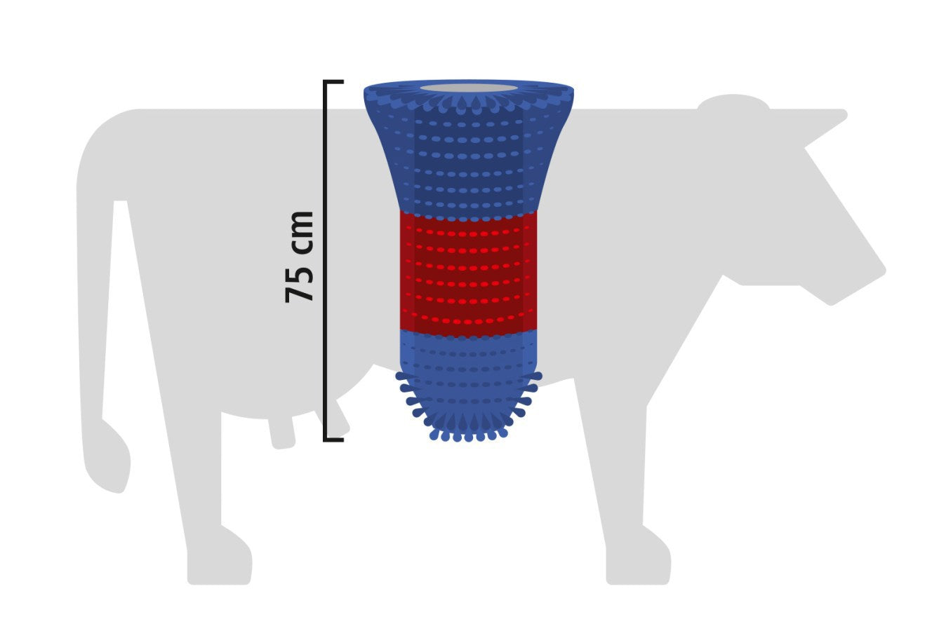 Brosse à bovins Happycow flexiswing