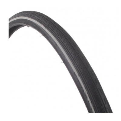 Pneu de pneu de charcuterie 27 x 1¼ 32-630 noir avec réflexion