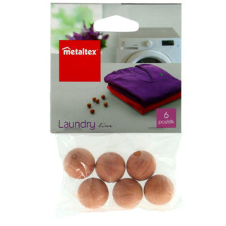 Metaltex Metaltex Wooden Balles 6 pièces