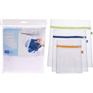 Les sacs à lavage de base se fixent 3 pièces