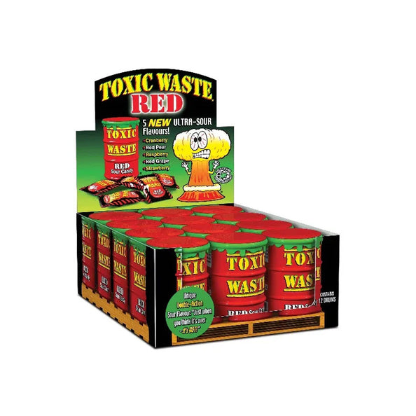 Fût rouge de déchets toxiques (12x 42gr)