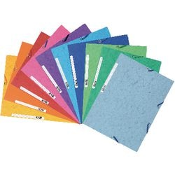 Chemises esselte rabats élastiques a4 240x320mm assortis