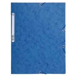 Chemises esselte rabats élastiques a4 240x320mm bleu