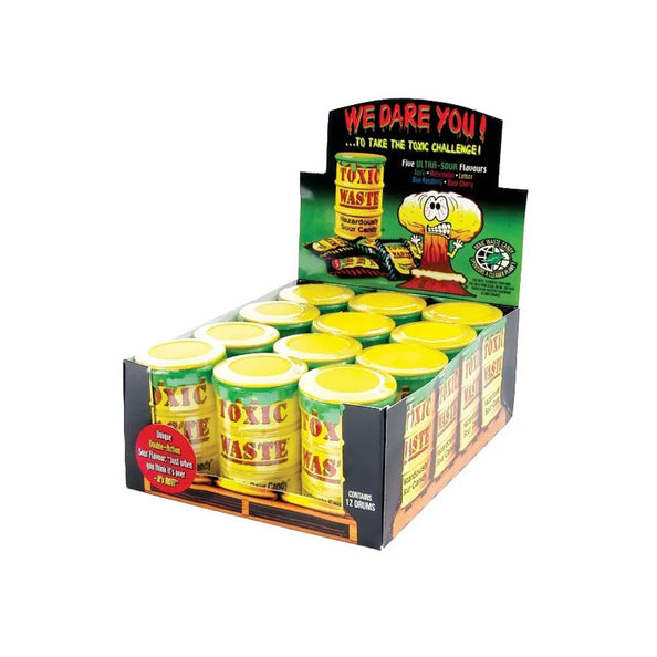 Fût jaune de déchets toxiques (12x 42gr)