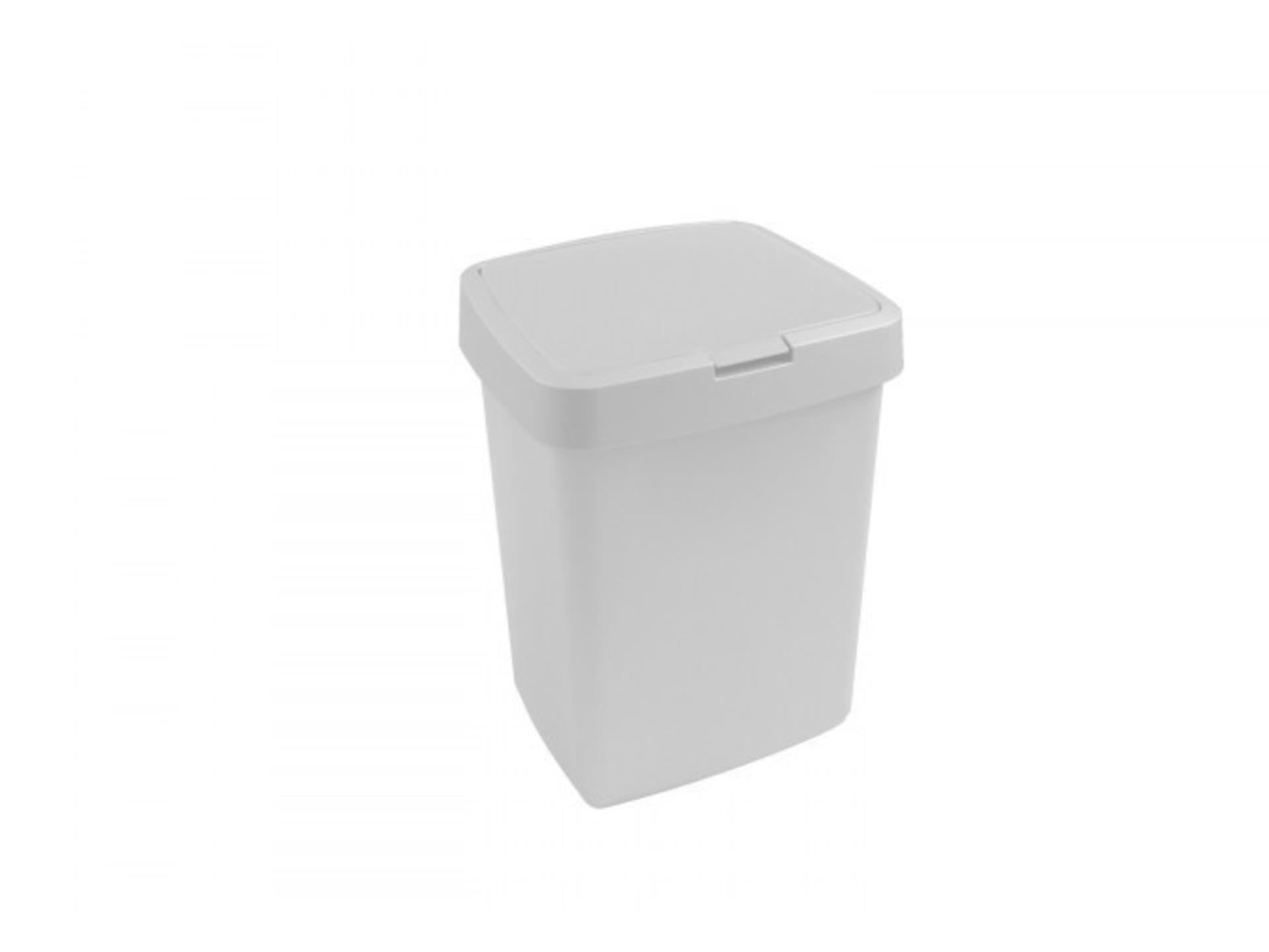 Sunware Delta Trash peut avec une valve 10L blanche