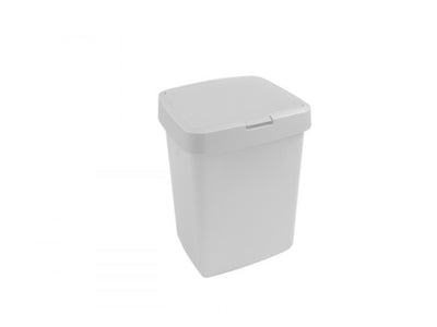 Sunware Delta Trash peut avec une valve 10L blanche