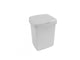 Sunware Delta Trash peut avec une valve 10L blanche