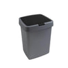 Sunware Sunware Trash peut avec une valve 10 L en argent gris