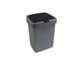 Sunware Sunware Trash peut avec une valve 10 L en argent gris