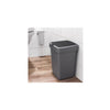Sunware Sunware Trash peut avec une valve 10 L en argent gris