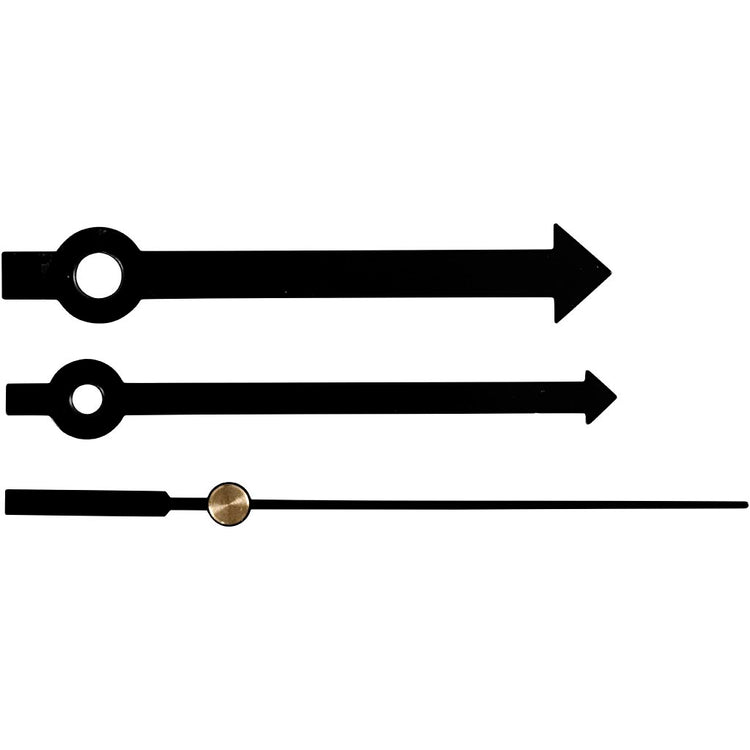 Aiguilles d'entreprise Creativ, diamètre de trou 4+6 mm, noires, 1 jeu
