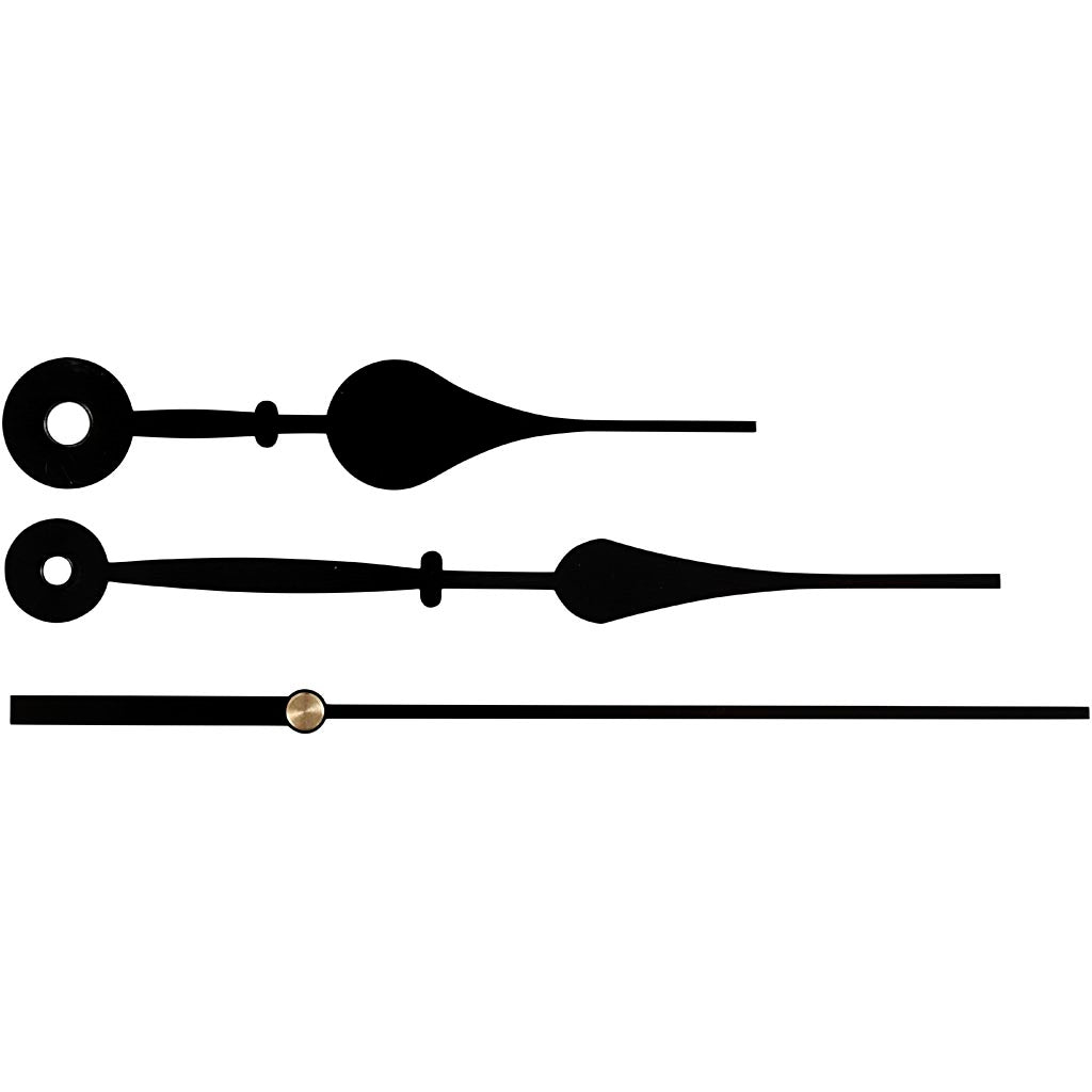 Aiguilles d'entreprise Creativ, diamètre de trou 4+6 mm, noires, 1 jeu