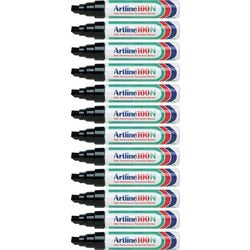 Marqueur Permanent artline 100 ultra 7.5-12mm noir incliné écologique
