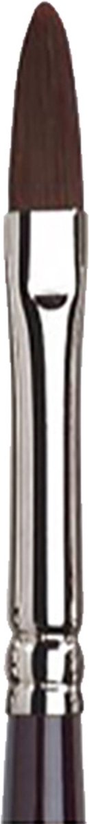 Winsor Newton Galeria - pinceau acrylique - forme langue de chat - manche long - no. 4 pinceaux - 6mm