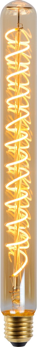 Lucide t32 - lampe à filament - ø 3,2 cm - LED dimmable - E27 - 1x4,9W 2200K - ambre