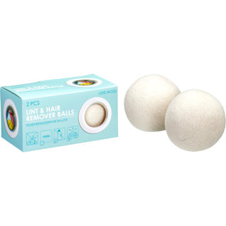 No Brand Lot de 2 boules de séchage en laine | 4 pièces