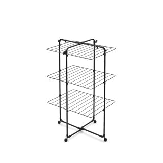 Tour de séchage Brabantia hangon 23 mètres noir mat