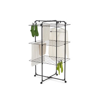 Tour de séchage Brabantia hangon 23 mètres noir mat