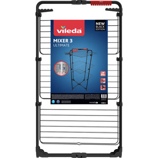 VILEDA VILEDA BLACKER 3 Ultimate Séchage Tour 30 m Longueur sèche + roues noir