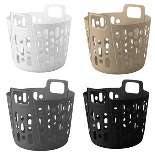Panier à linge 35 litres 4 assortis | 3 pièces