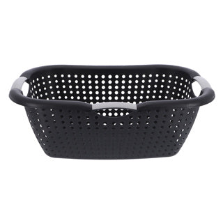 Solutions de stockage Solutions de stockage Panier à laverie 26L noir
