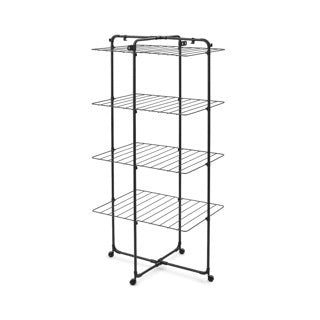 Tour de séchage Brabantia hangon 30 mètres noir mat