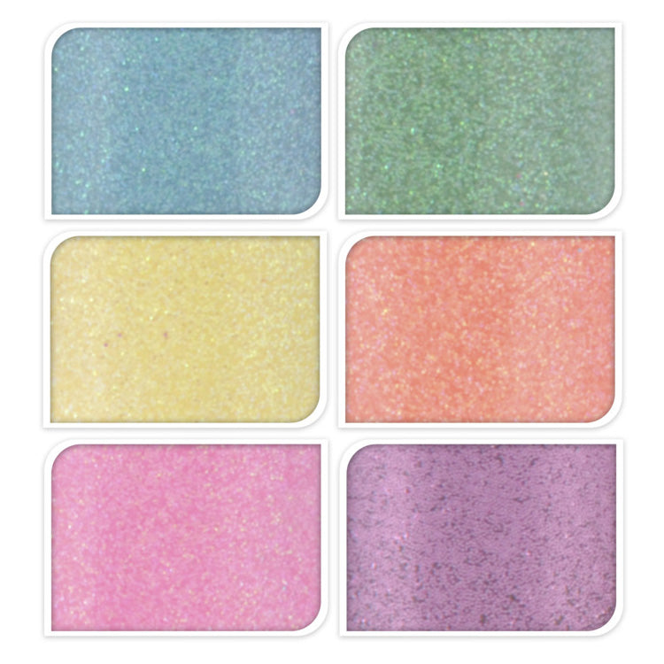 Paillettes déco en bouteille, 24 bouteilles (4x6 couleurs)