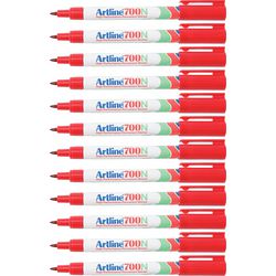 Marqueur Permanent artline 700 moyen 0.7mm rouge rond écologique