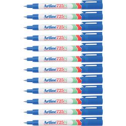 Marqueur Permanent artline 725 fin 0.4mm bleu rond écologique séchage rapide