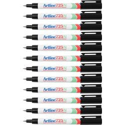 Marqueur Permanent artline 725 fin 0.4mm noir rond écologique séchage rapide