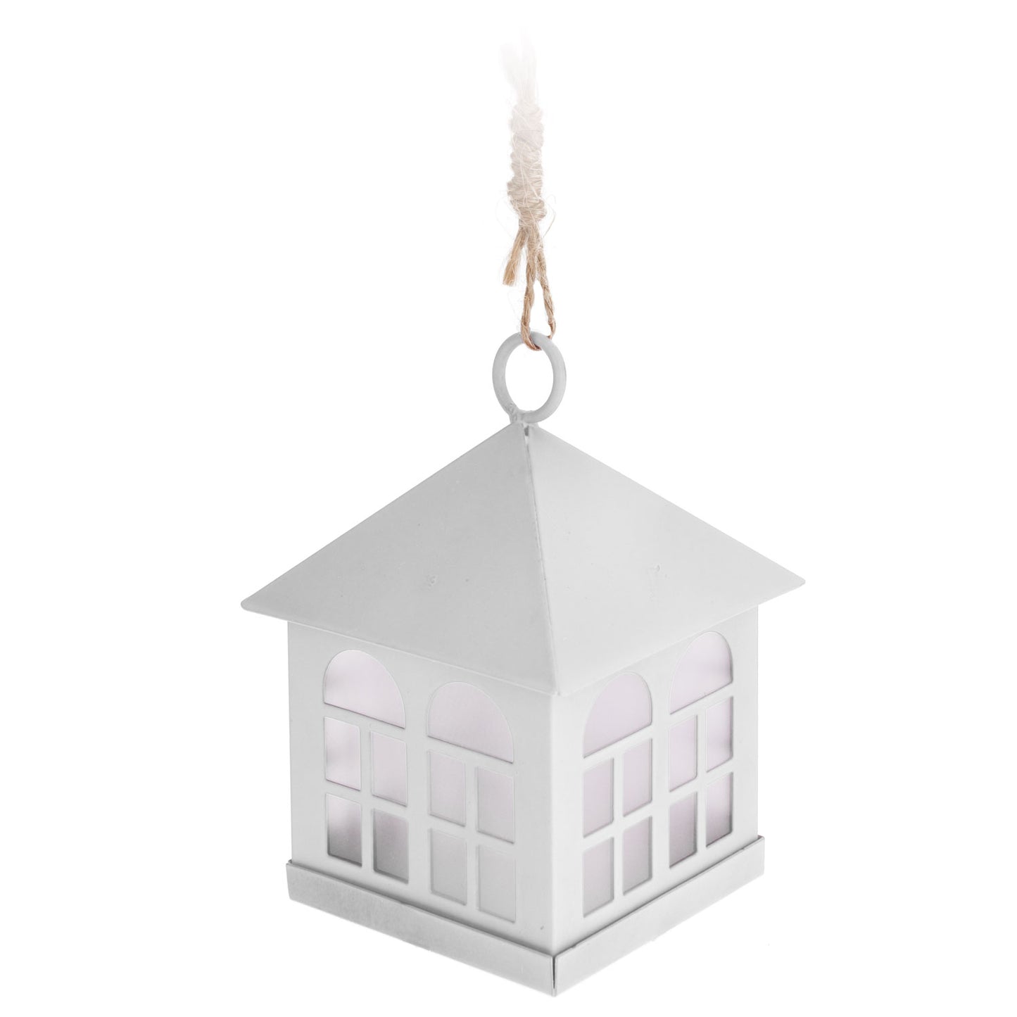 Cottage pendentif avec éclairage LED blanc