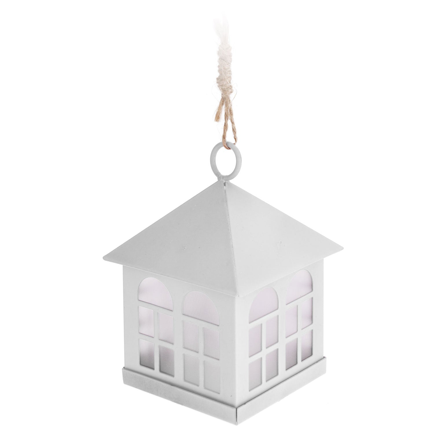 Cottage pendentif avec éclairage LED blanc