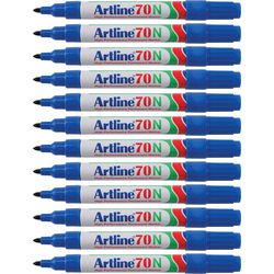 Marqueur permanent artline 70 ultra 1,5mm bleu rond écologique