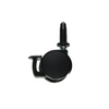 Mack by tente 1058961 - roue pivotante avec fourche de frein simple pp, avec manchon de serrage 40 mm | 5 pièces