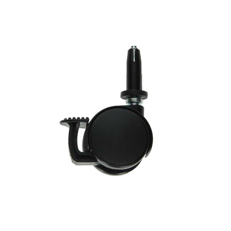 Mack by tente 1058961 - roue pivotante avec fourche de frein simple pp, avec manchon de serrage 40 mm | 5 pièces