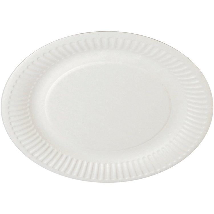 Assiette en carton, d 18 cm, 100 pièces 1 boîte