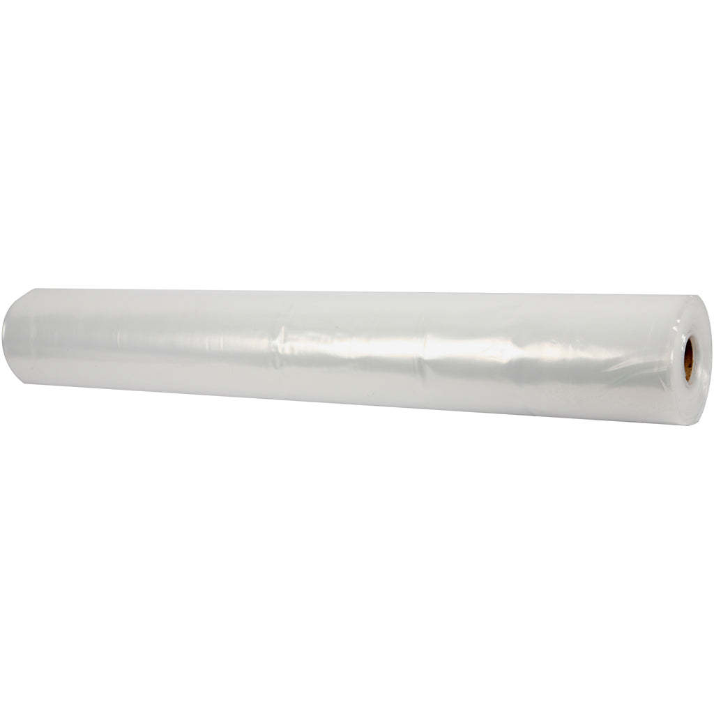 Couvrir le plastique, b: 2 m, épaisseur 0,15 mm, 50 m 1 rouleau