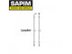 Roland Spaak 14-254 Leader en acier inoxydable sans mamelon (100e)