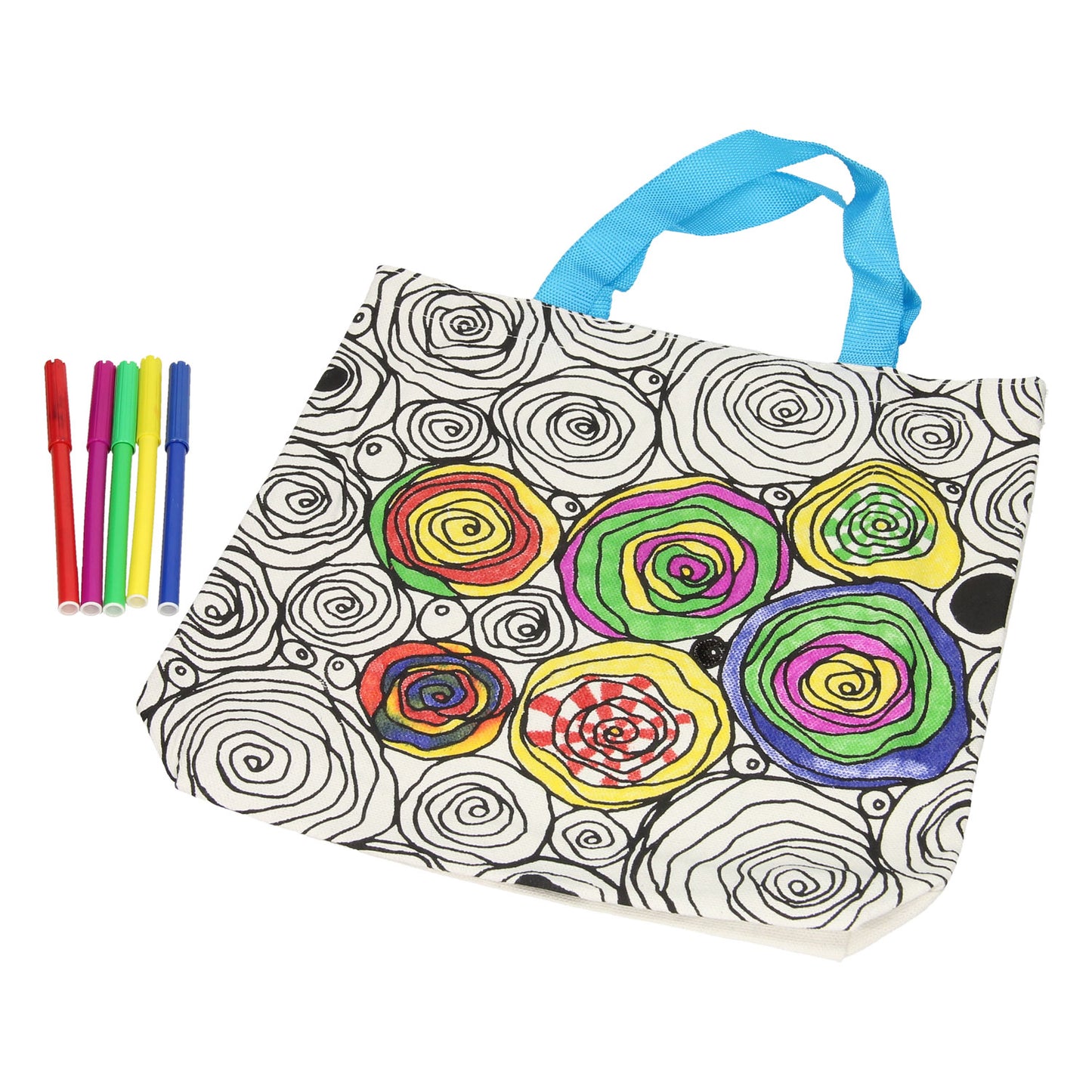 Color votre propre sac Mandala Roses