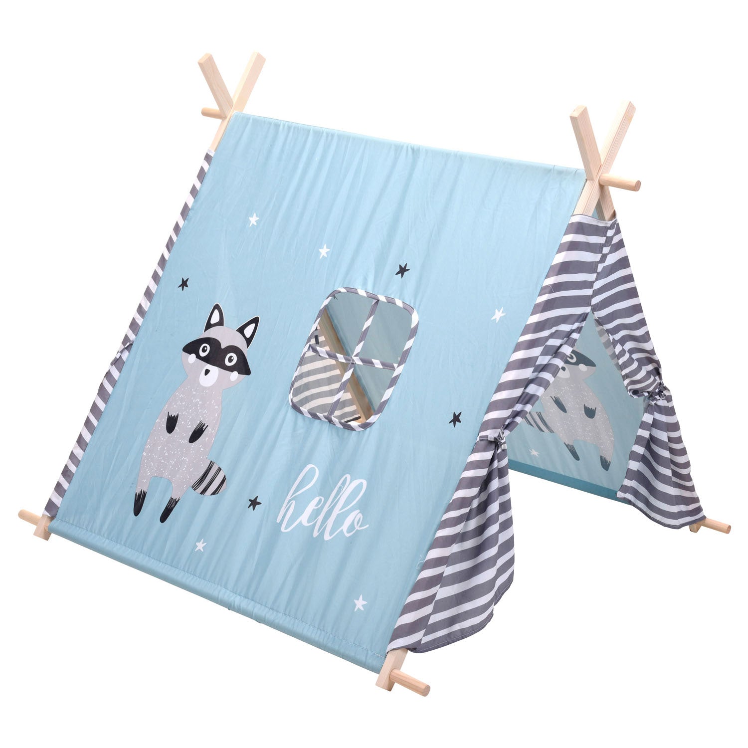 Ratcoon de tente de tente pour enfants en polyester confortable