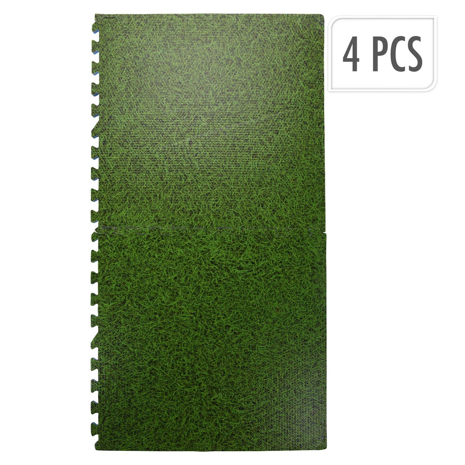 XQ max max de piscine carreaux d'herbe sprint, 60x60 cm (4 pièces)