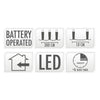 Éclairage LED blanc, 30 lumières