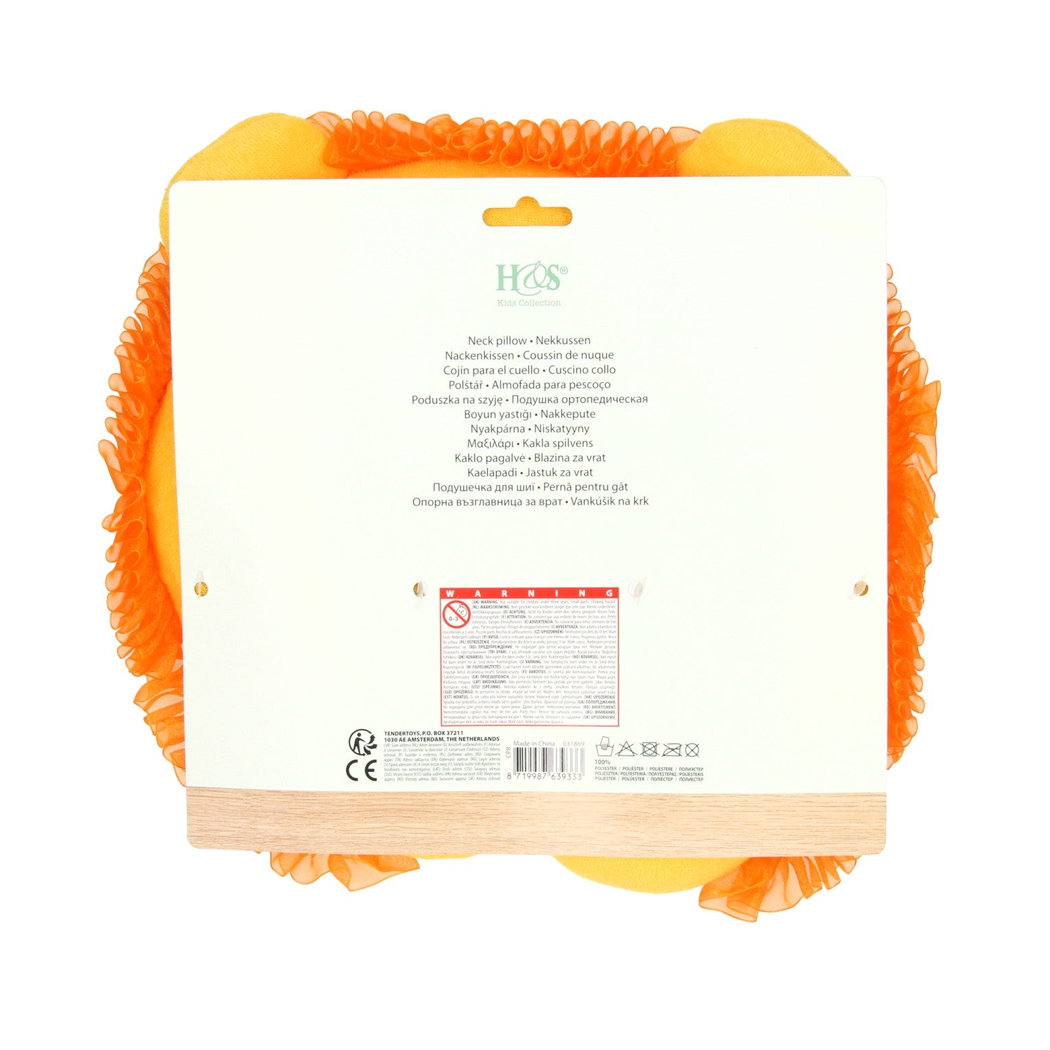 Oreiller de cou Microfibre lion