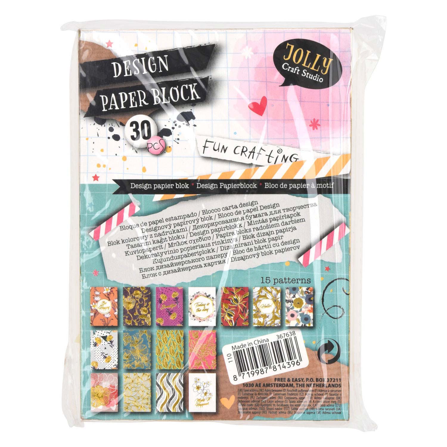 Design Blok Patterns, 30 feuilles