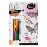 Ensemble de certificat avec des crayons de couleur - afbeelding 1