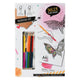 Ensemble de certificat avec des crayons de couleur
